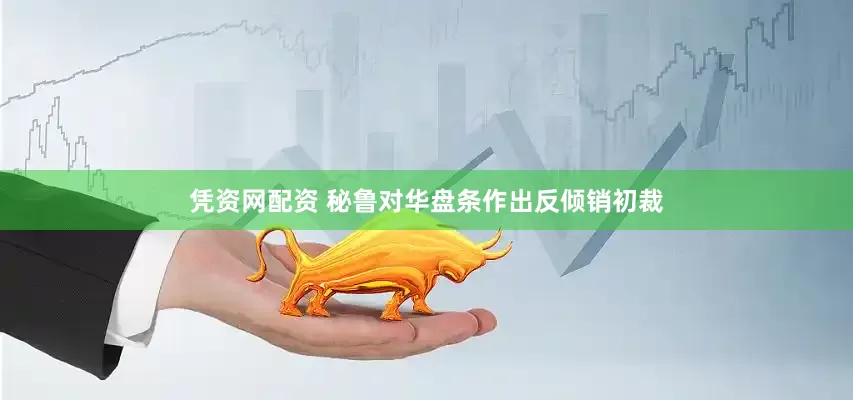 凭资网配资 秘鲁对华盘条作出反倾销初裁